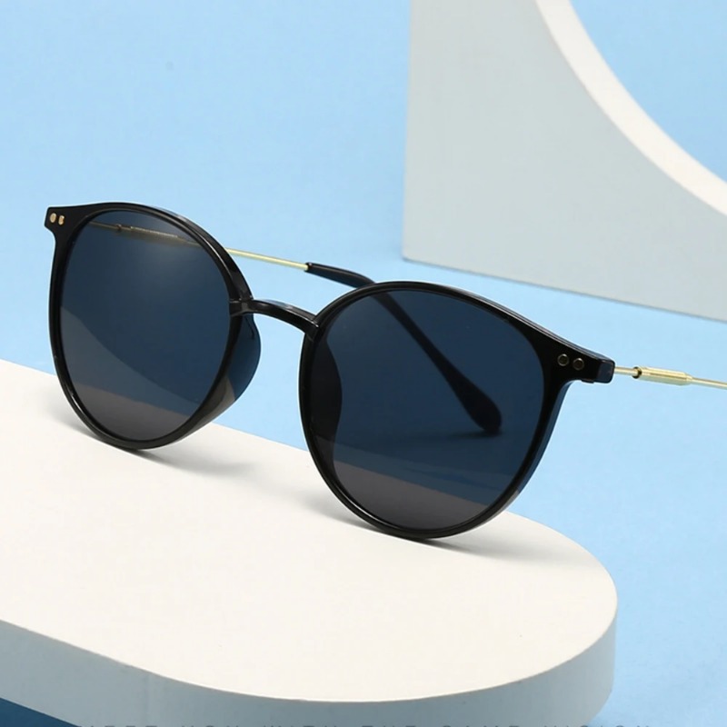 Vintage Fashion Luxury - New Round Vintage Sunglasses Women Retro