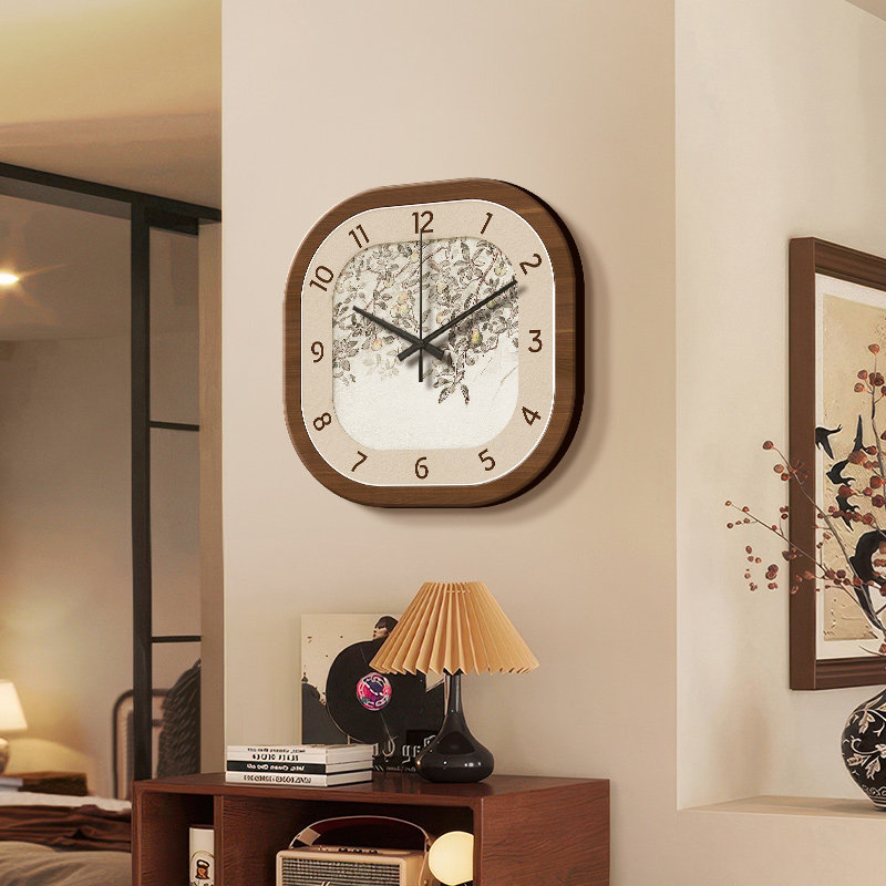 Vintage Fashion Plates Toy - Y*-Chinese Style Creative Wall Clocks Vintage