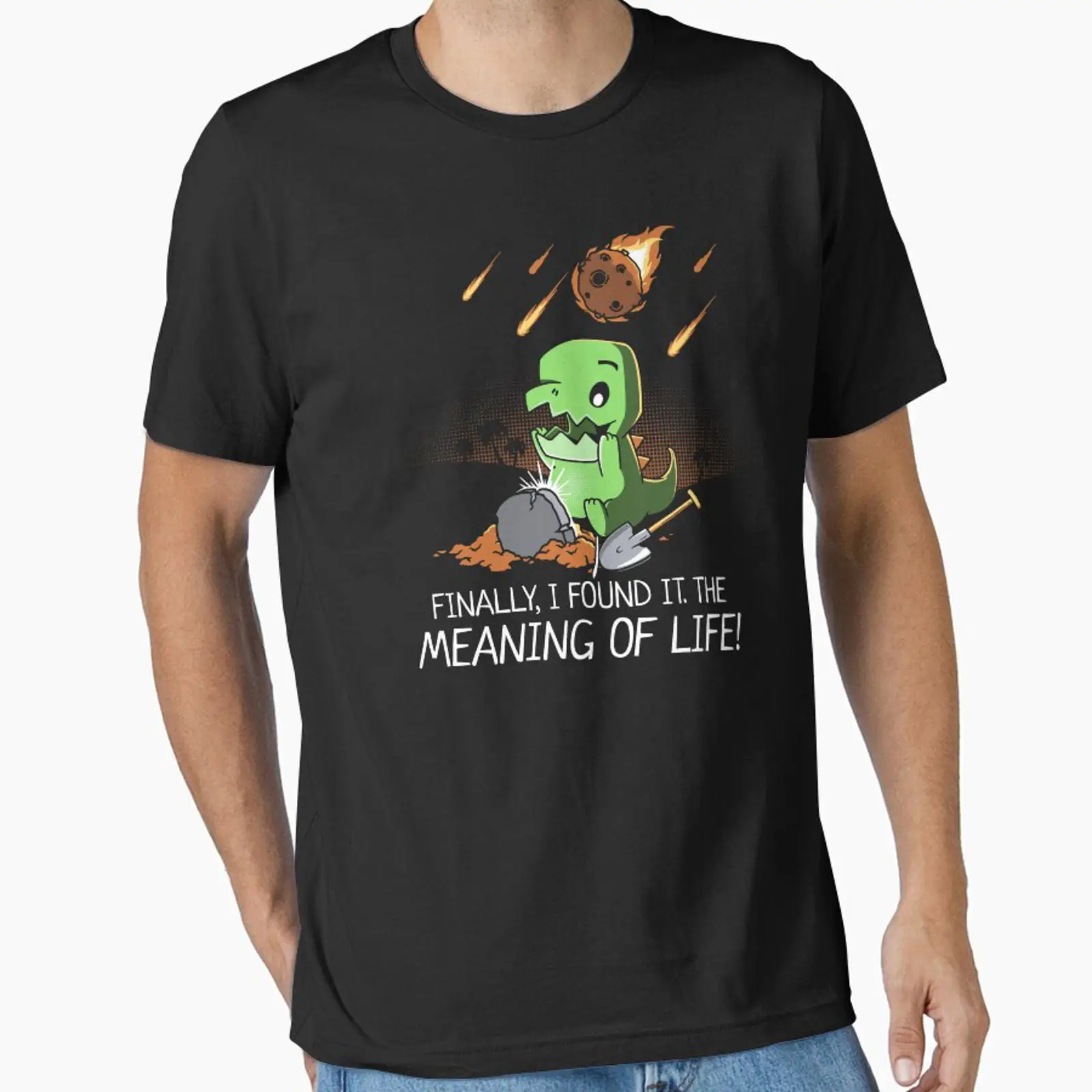 Vintage Fashion Meaning - Funny Dinosaur Meaning of Life Archaeologist