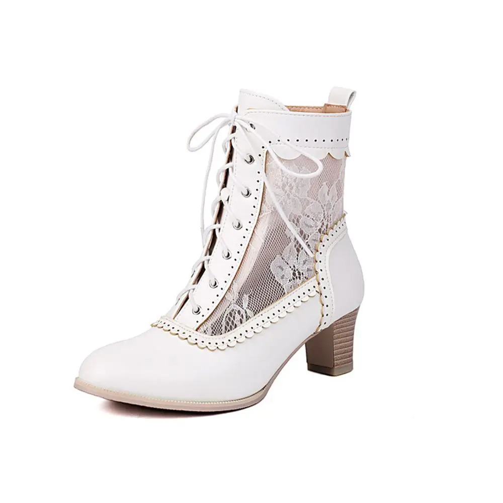 Vintage And Modern Fashion - Vintage Hollow Out Lace Mesh Fashion