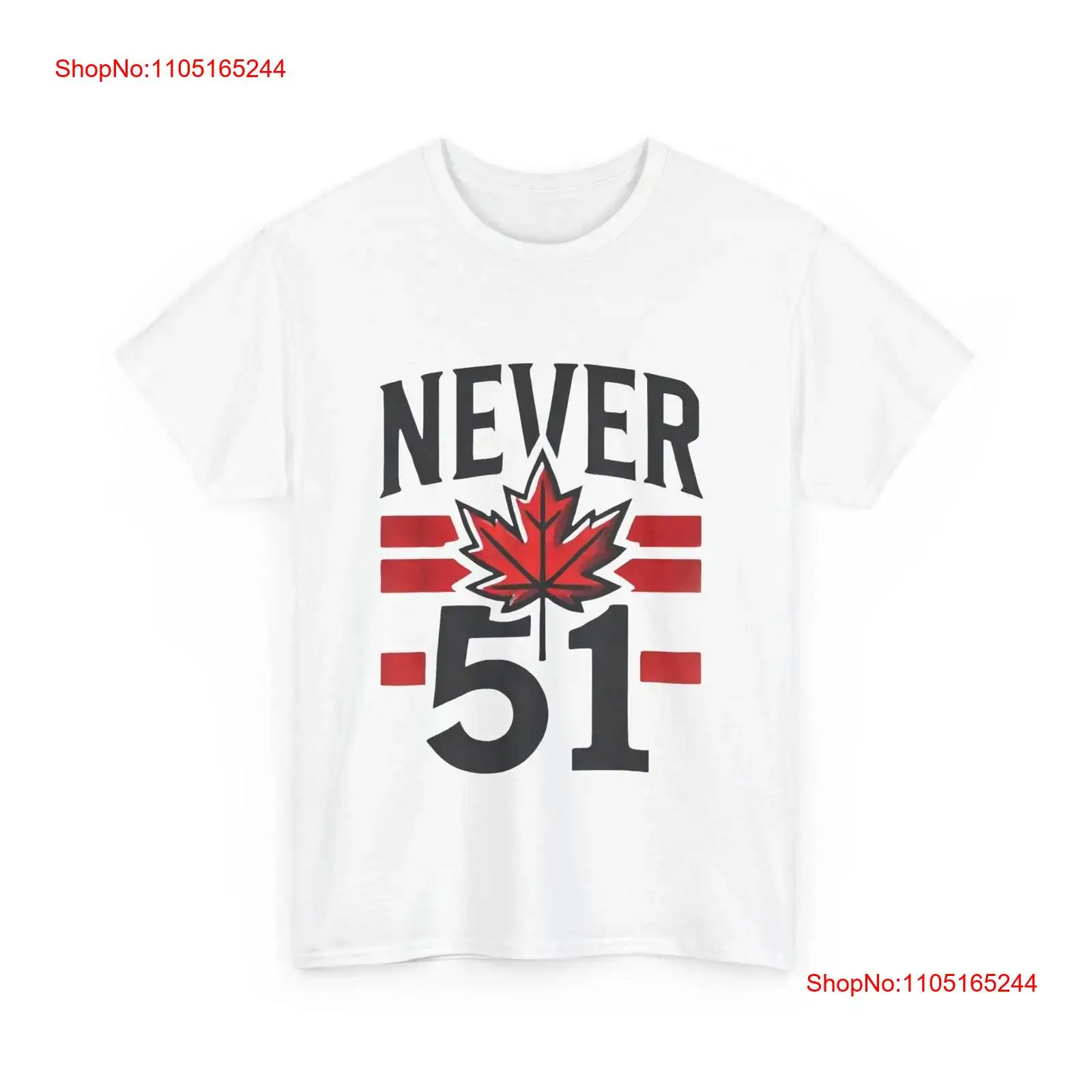 Vintage Fashion Canada - Canada T Shirt Never 51 Canadian