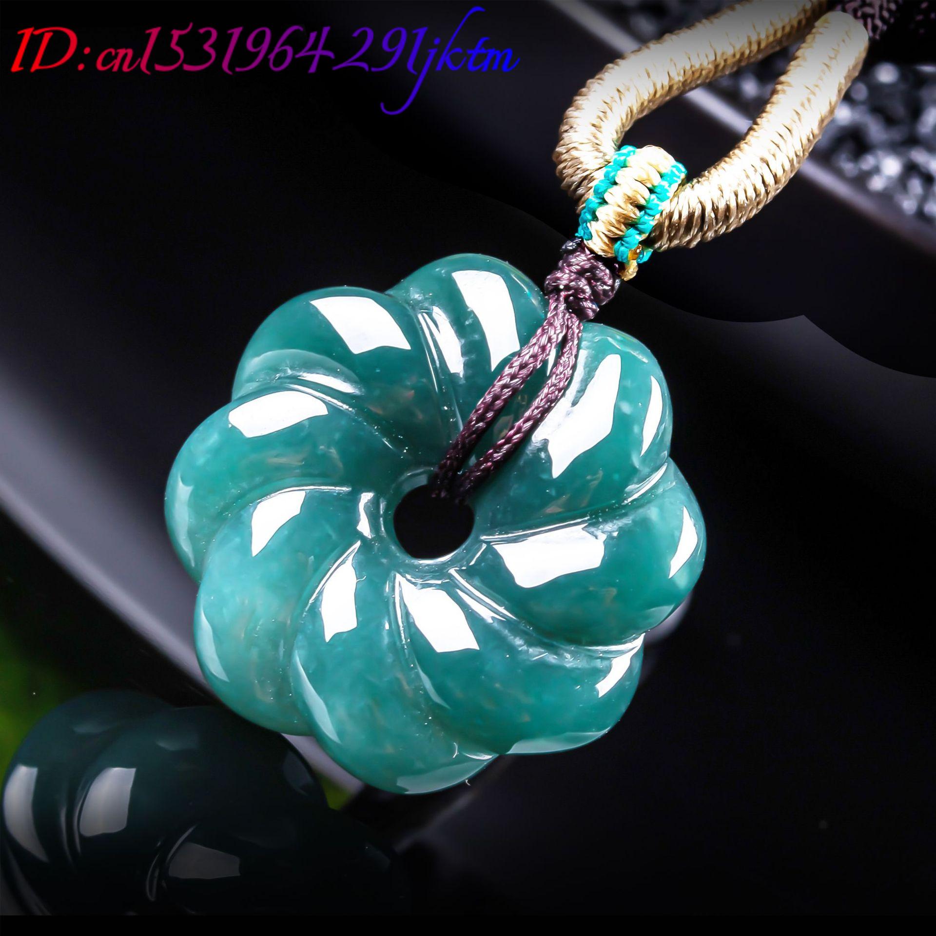Natural Burmese Jadeite Flower - Vintage Fashion Necklace review and price