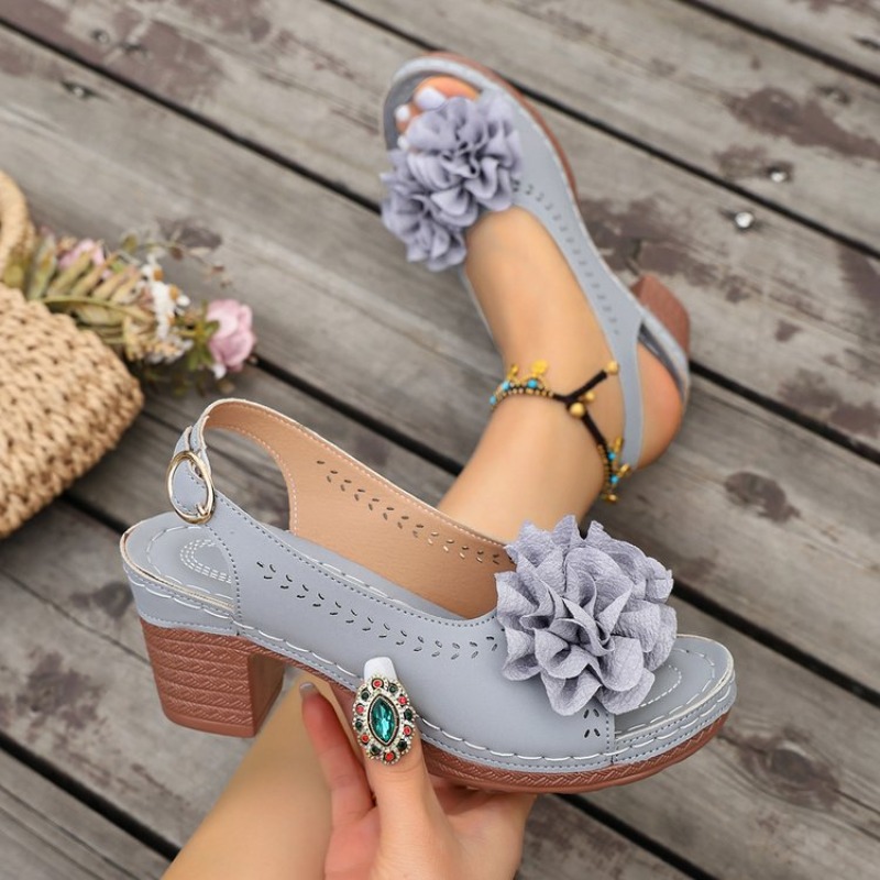 Vintage Flower Decorate Peep T - Vintage And Modern Fashion review and price