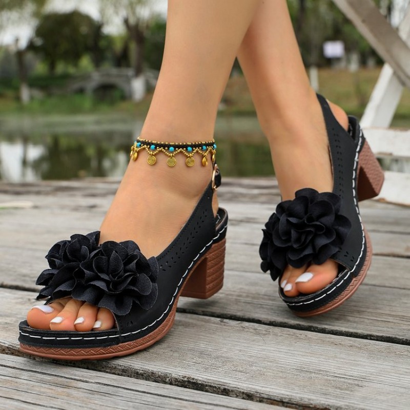 Vintage Flower Decorate Peep T - Vintage And Modern Fashion review and price