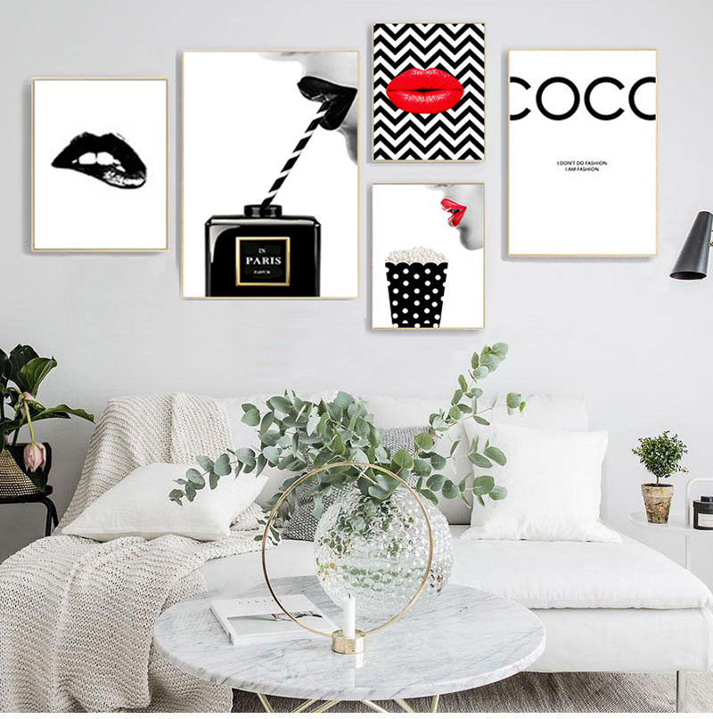 Posters Prints Vintage Canvas  - Vintage Fashion Illustration review and price