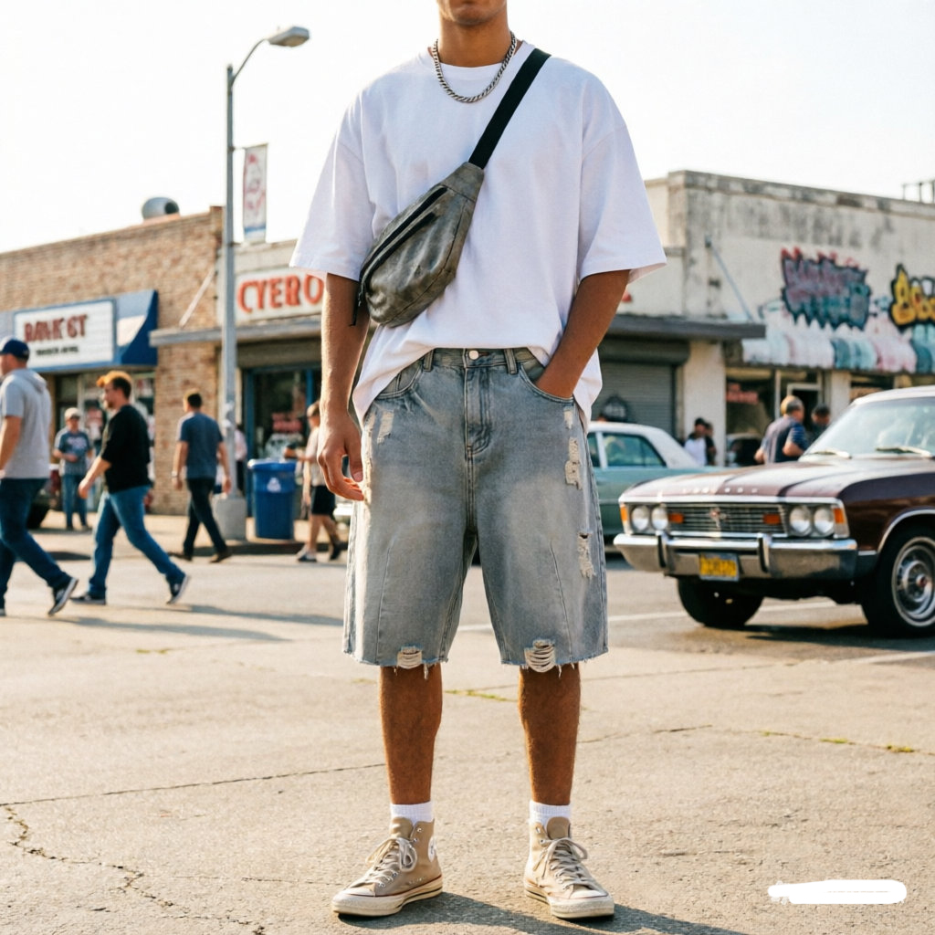 Summer Men's Casual Jeans Shor - Vintage Fashion Jeans review and price