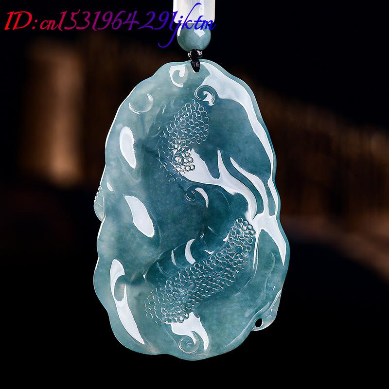 Natural Burmese Jadeite Dragon - Vintage Fashion Necklace review and price