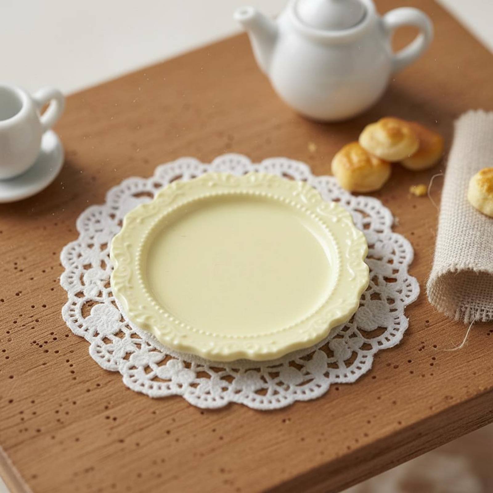 Miniature Dinner Plate Decorat - Vintage Fashion Plates Toy review and price