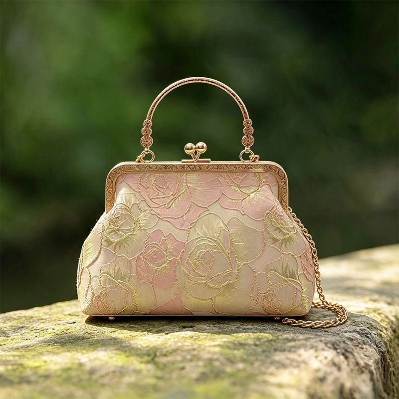 Vintage Floral Embroidery Kiss - Vintage Fashion In Chinese review and price
