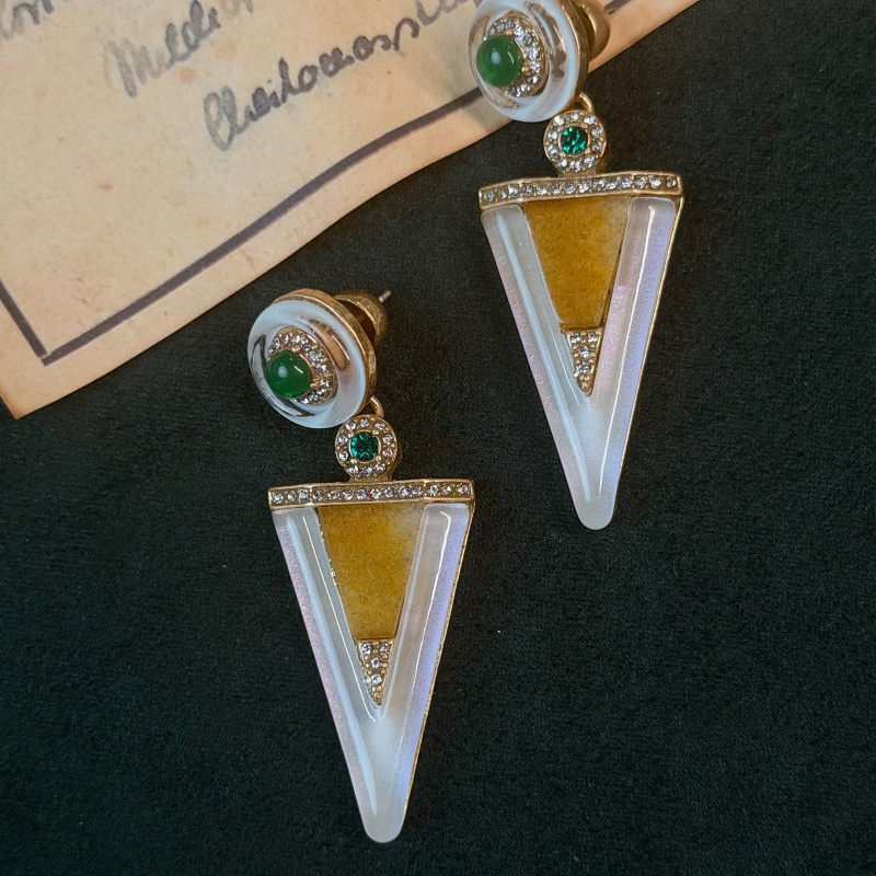 Vintage Green Glazed Glacier W - Vintage Fashion Jewelry Brands review and price