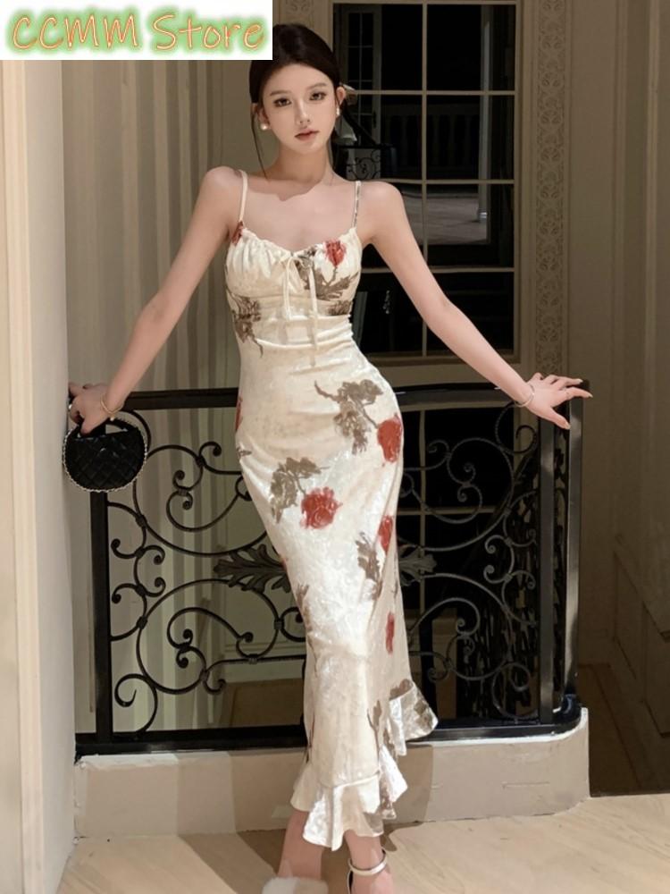 New Summer Fashion Print Spagh - Vintage Fashion Runway review and price