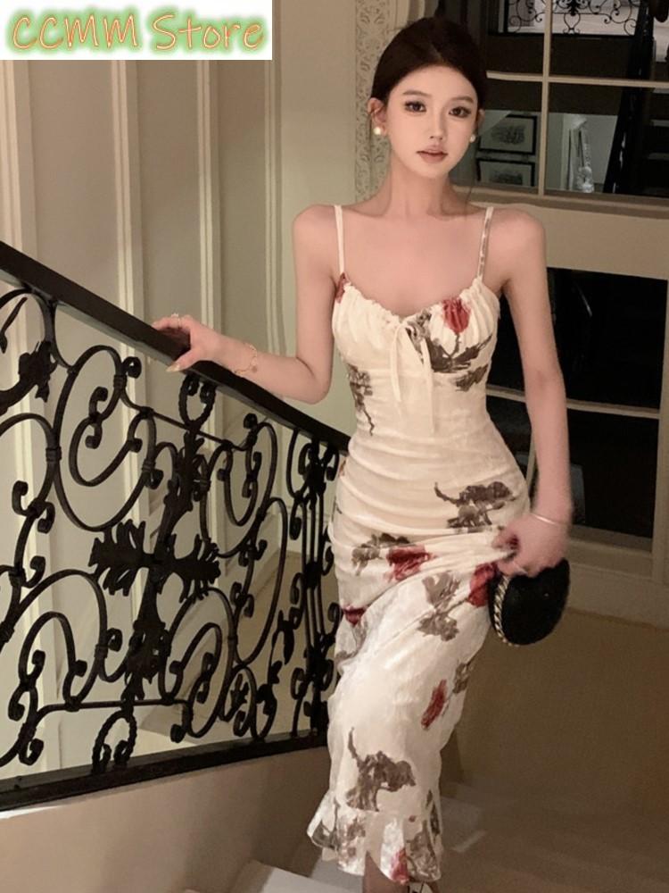 New Summer Fashion Print Spagh - Vintage Fashion Runway review and price