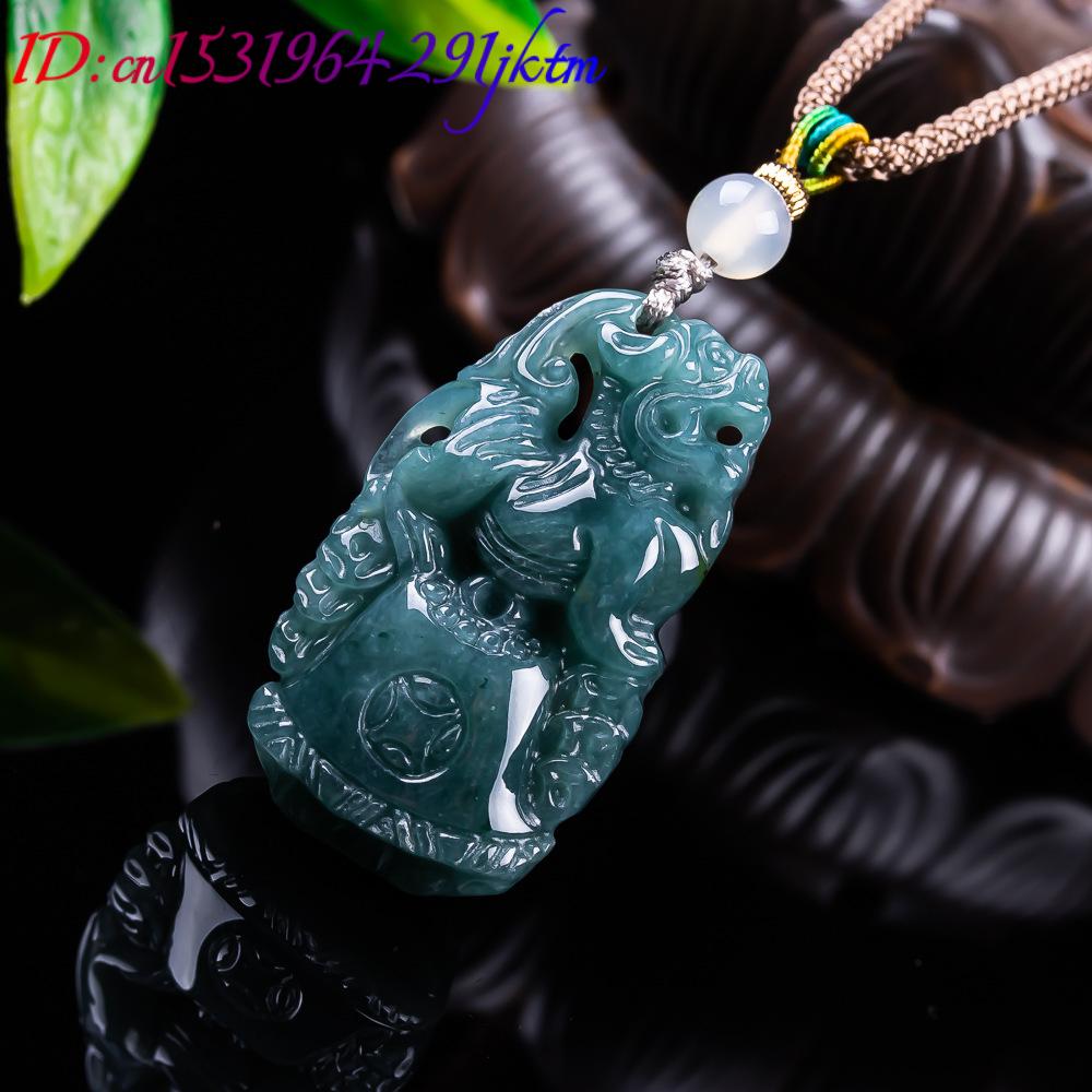 Burmese Jadeite Pixiu Pendant  - Vintage Fashion Necklace review and price