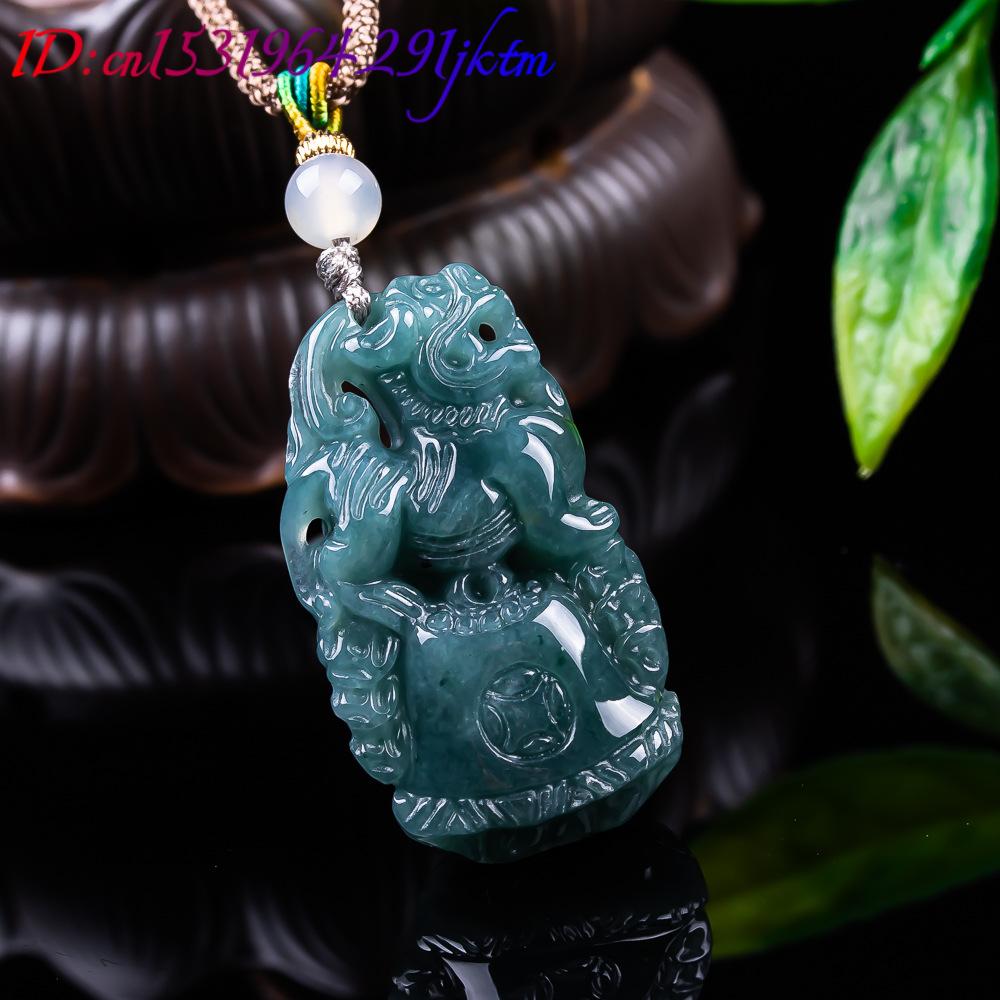 Burmese Jadeite Pixiu Pendant  - Vintage Fashion Necklace review and price
