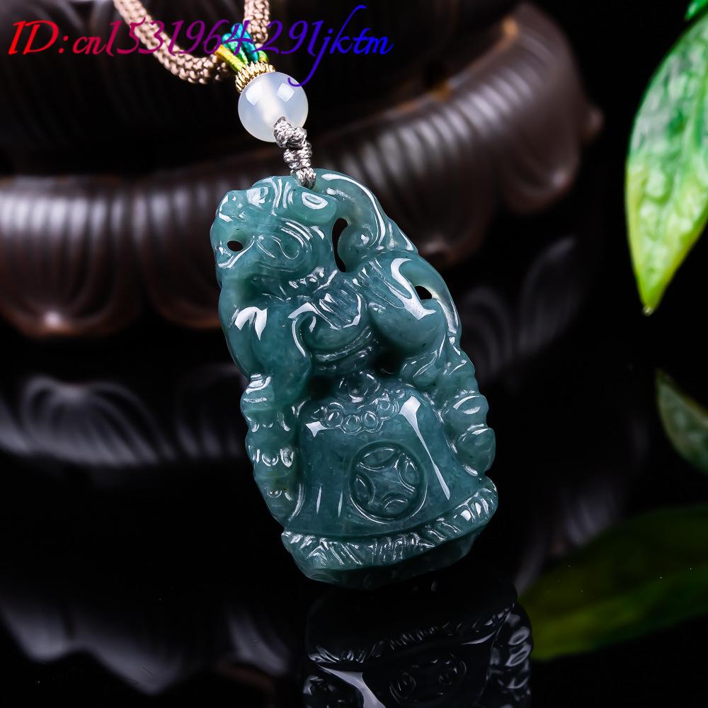 Burmese Jadeite Pixiu Pendant  - Vintage Fashion Necklace review and price