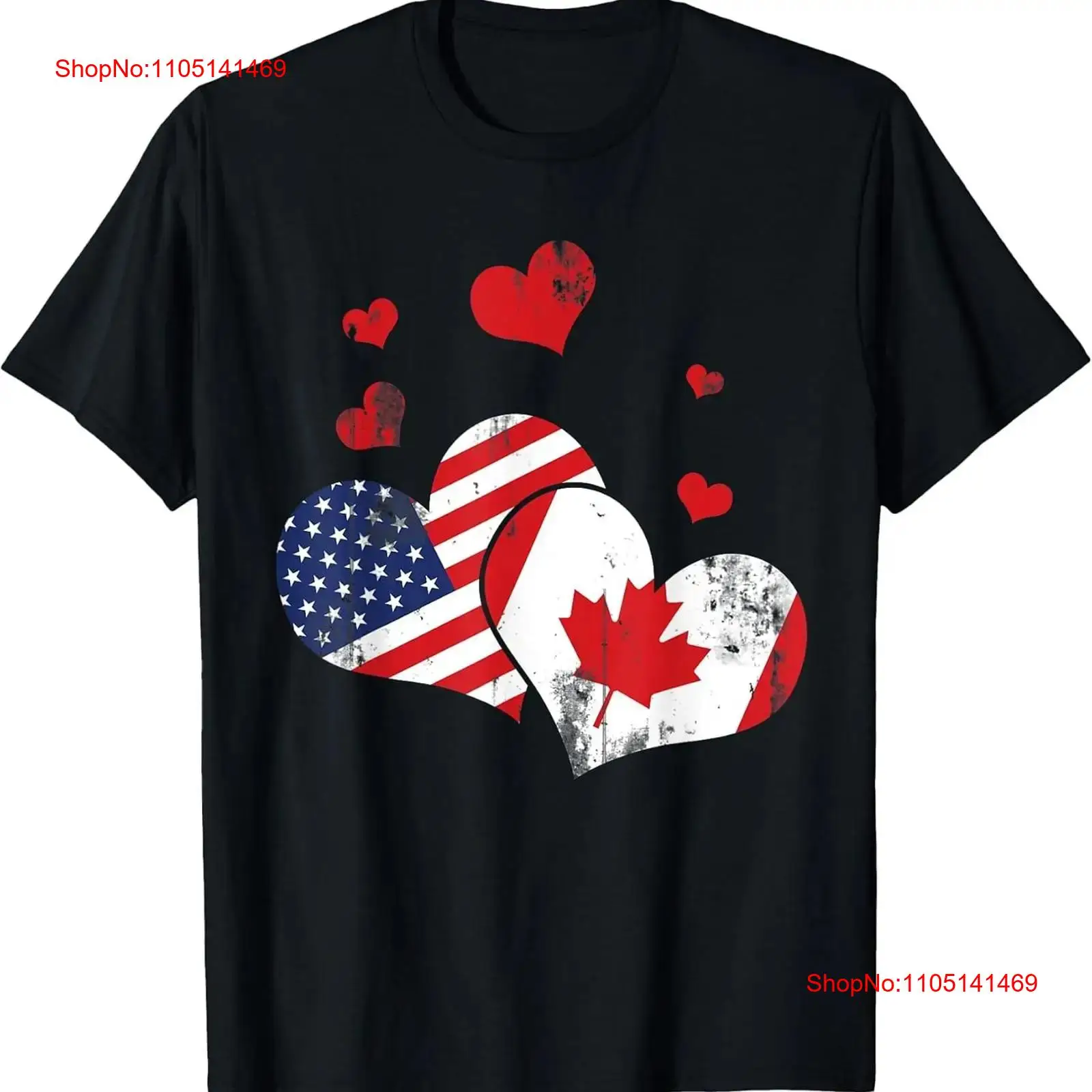 Patriotic Canadian USA Flag Lo - Vintage Fashion Canada review and price