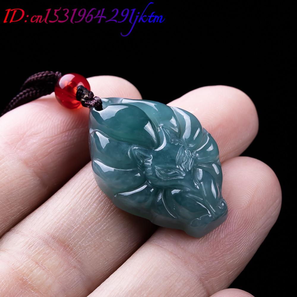 Natural Burmese Jadeite Fox Pe - Vintage Fashion Necklace review and price