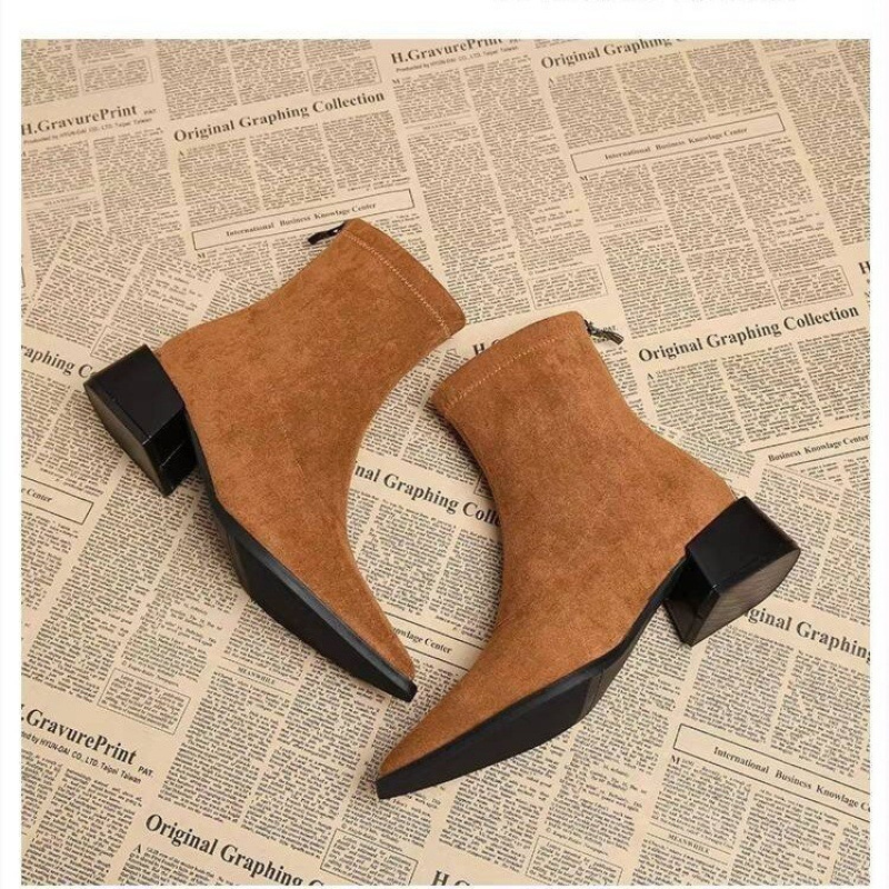 New Low Heel Women Mordern Ank - Vintage And Modern Fashion review and price