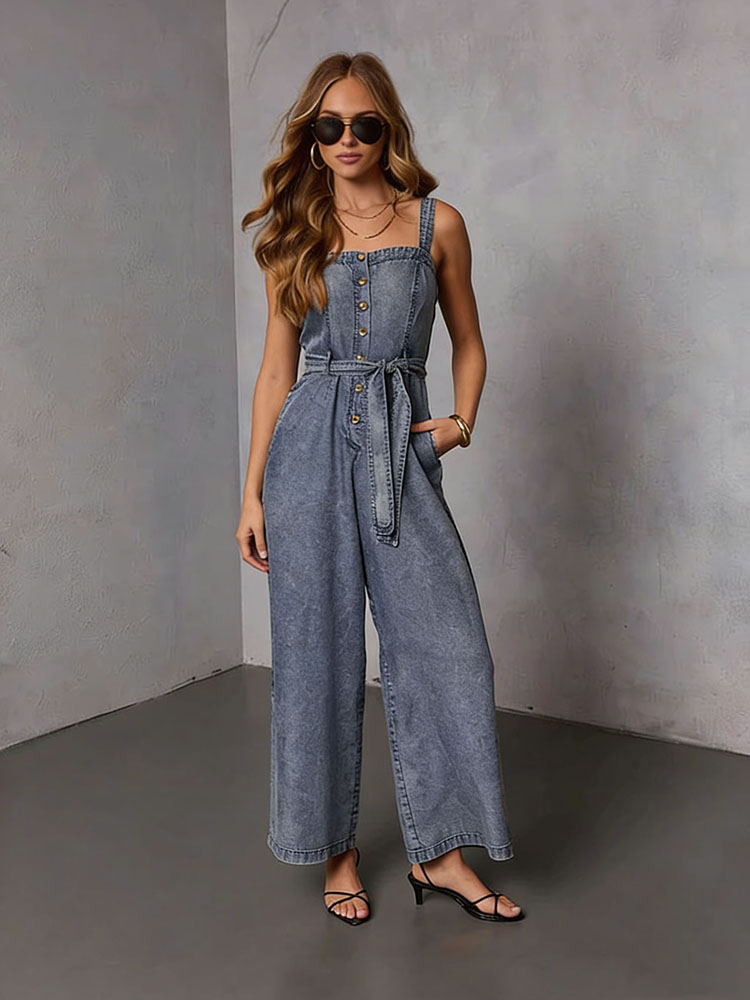 Summer Vintage Women Denim Jum - Vintage Fashion Jeans review and price