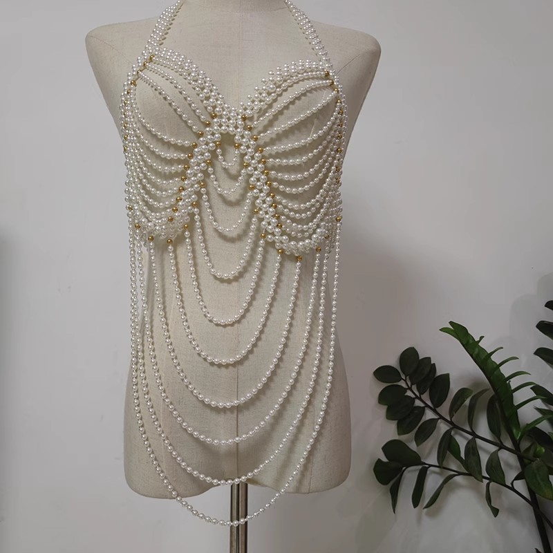 Women's Spring Summer Pearl Kn - Vintage Fashion In Chinese review and price