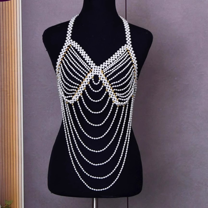 Women's Spring Summer Pearl Kn - Vintage Fashion In Chinese review and price