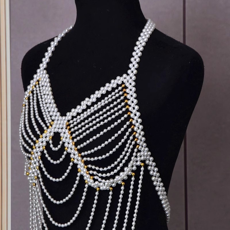 Women's Spring Summer Pearl Kn - Vintage Fashion In Chinese review and price