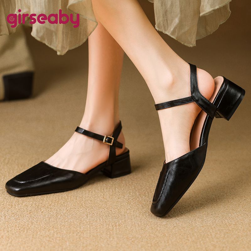 Girseaby 2025 Female Sandals S - Vintage And Modern Fashion review and price