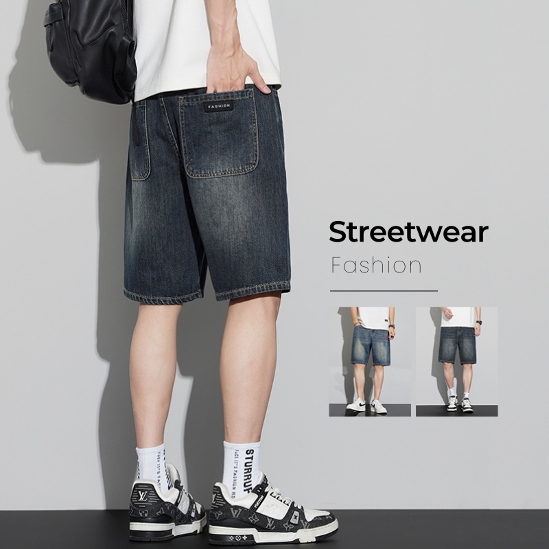 Men's Vintage Denim Shorts Sum - Vintage Fashion Jeans review and price