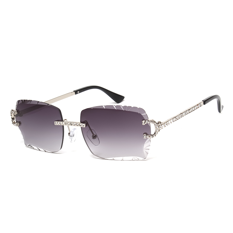 Fashion Rimless Square Sunglas - Vintage Fashion Luxury review and price