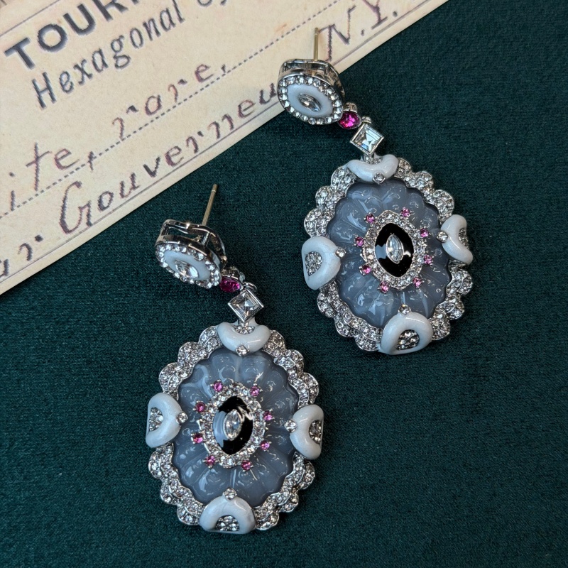  Vintage White Enamel Rhinest - Vintage Fashion Jewelry Brands review and price