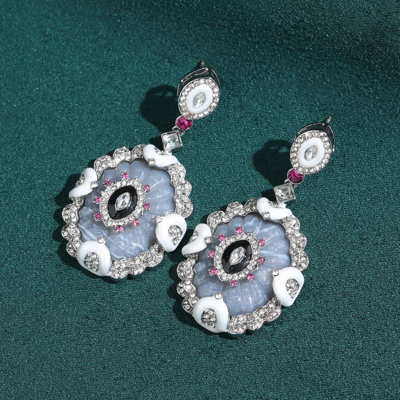  Vintage White Enamel Rhinest - Vintage Fashion Jewelry Brands review and price