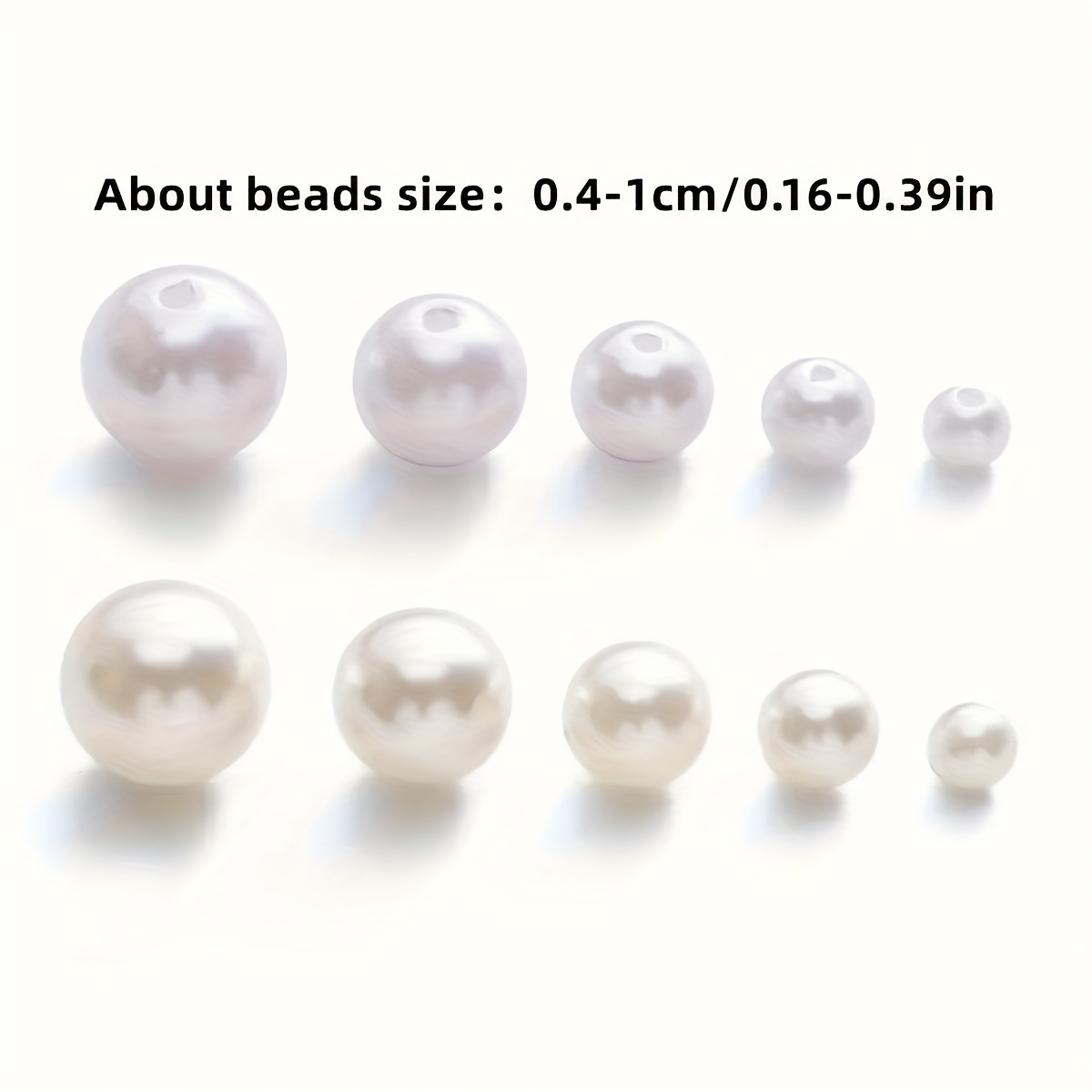 1388pcs 4/6/8/10mm Black, Whit - Vintage Fashion Necklace review and price
