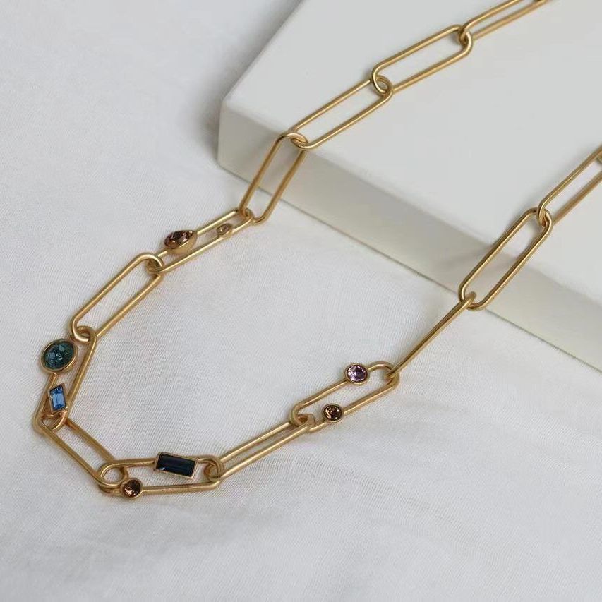 Brass AAA Zircon Natural Color - Vintage Fashion Runway review and price