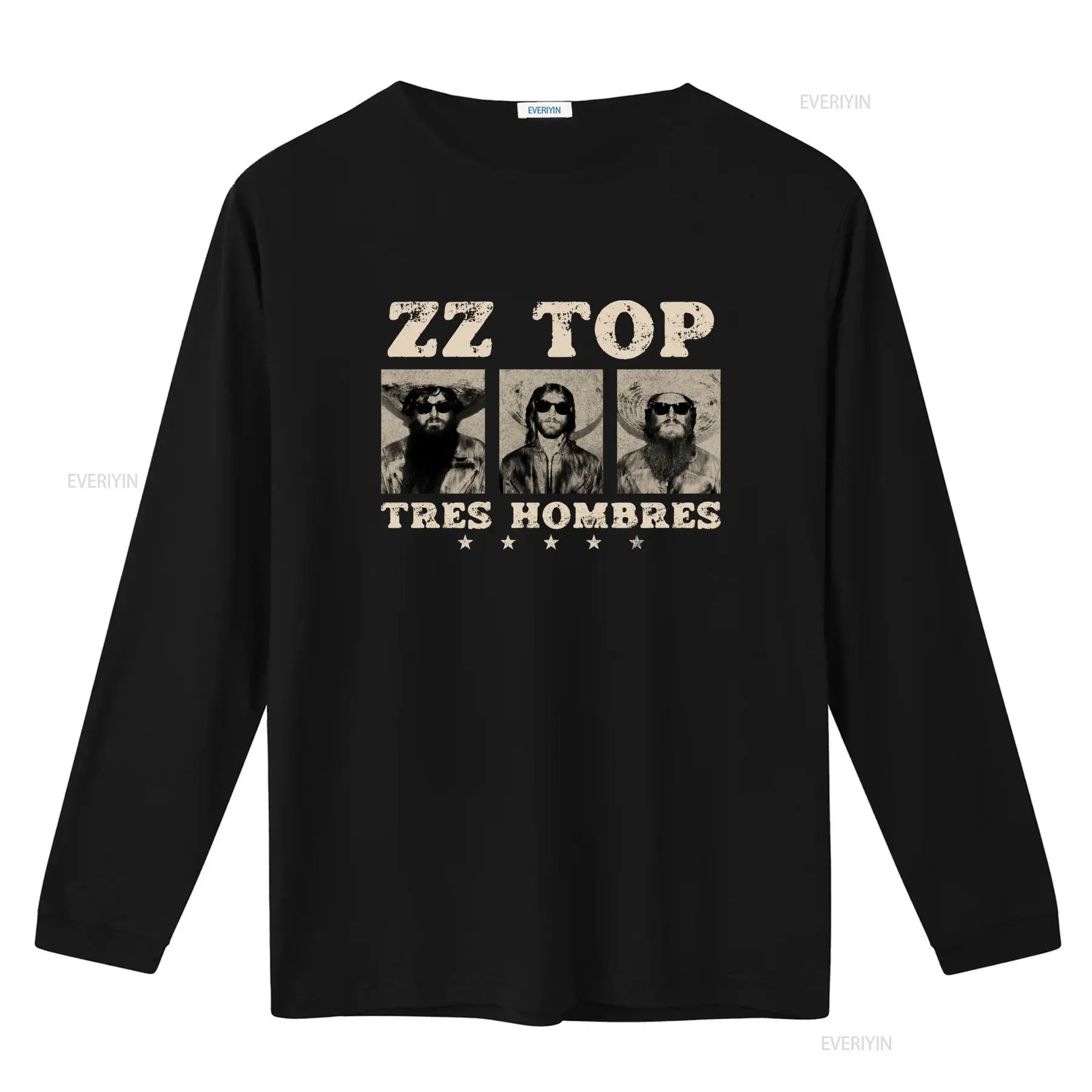 Tres Hombres ZZ Top Retro Rock - Vintage Fashion La review and price