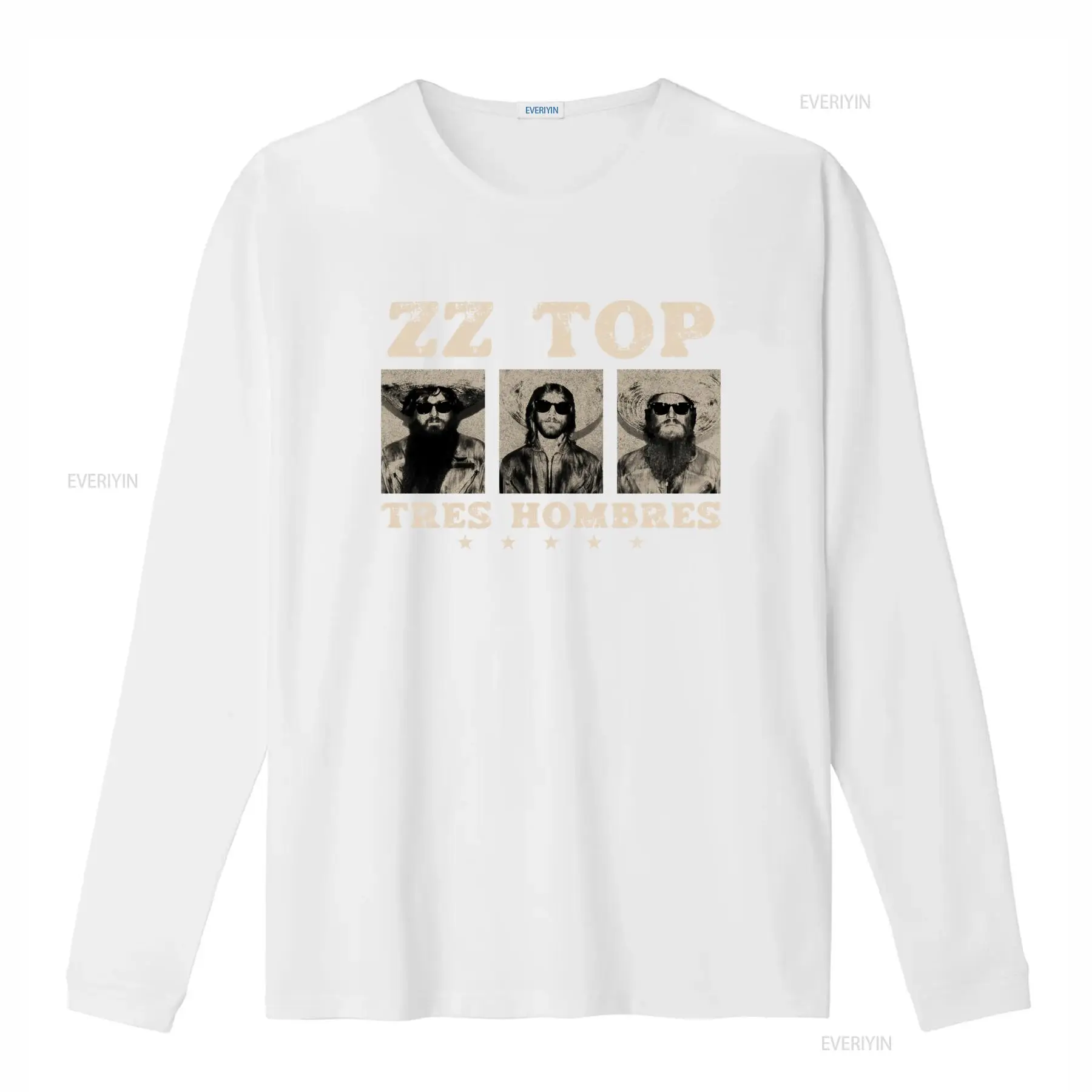 Tres Hombres ZZ Top Retro Rock - Vintage Fashion La review and price