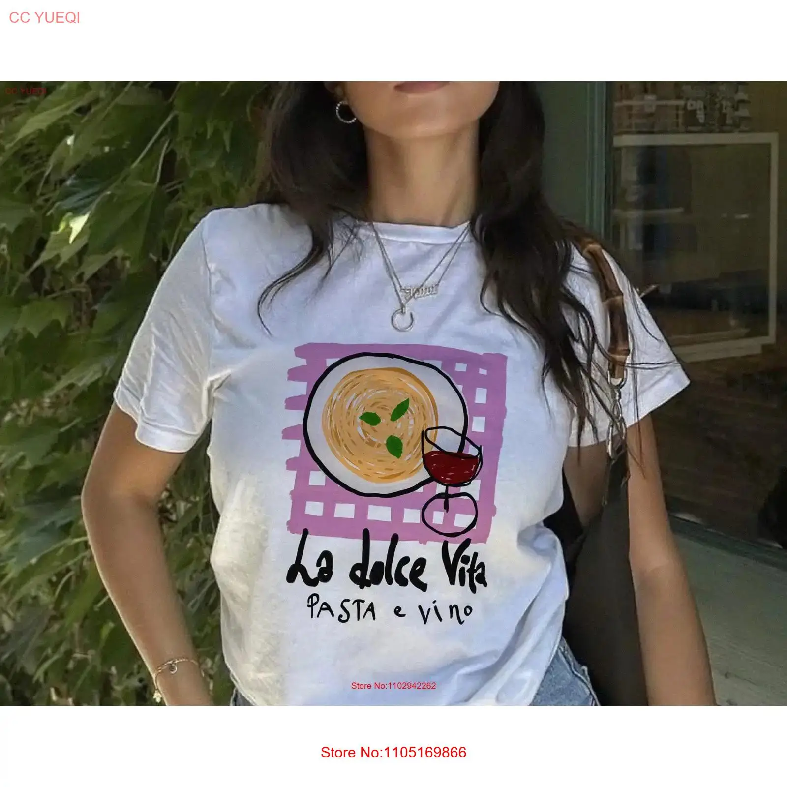 La Dolce Vita Pasta T Shirt vi - Vintage Fashion La review and price
