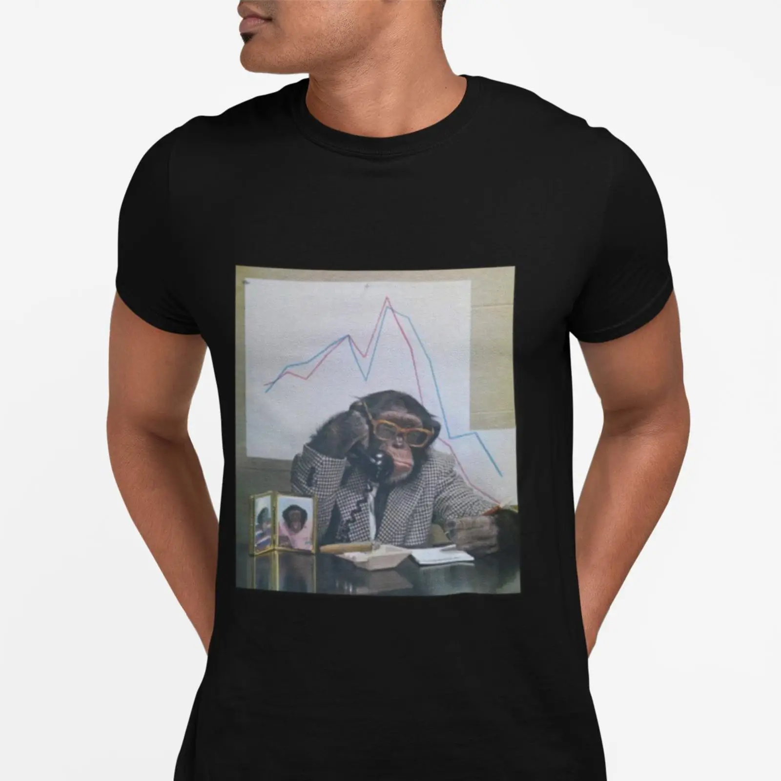 Monkey Analyst Illustration T  - Vintage Fashion Illustration review and price