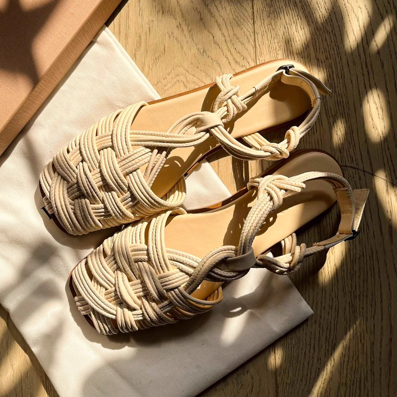 Vintage Hand-woven Flat-bottom - Vintage And Modern Fashion review and price