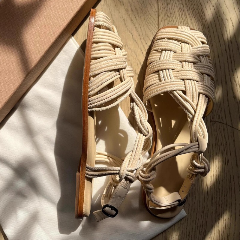 Vintage Hand-woven Flat-bottom - Vintage And Modern Fashion review and price